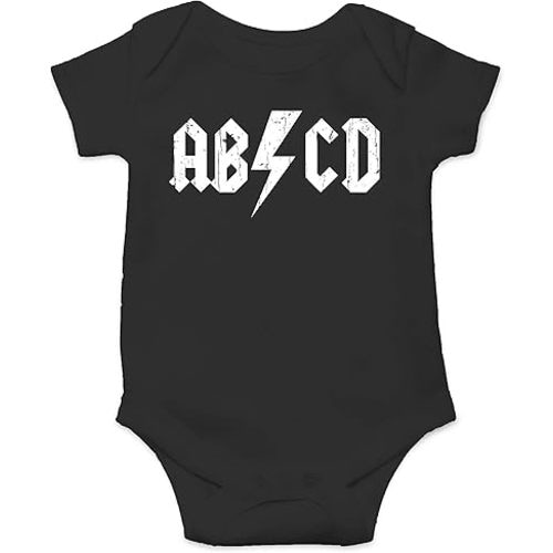 ABCD Alphabet Rock And Roll - Funny Baby Essentials Bodysuit - Baby Boy Clothes Newborn Outfits