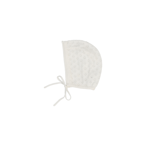 Knit Pointelle Bonnet