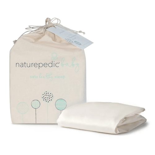 Naturpedic -
Organic Sateen Crib Sheets: Standard/Ivory