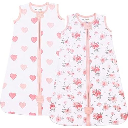Mama Cheetah Baby Sleep Sack 0.5 TOG, Organic Cotton Baby Wearable Blanket with Two-Way Zipper, Swaddle Transition Baby Sleeping Bag for Newborn Infant Toddler Boy Girl, 0-6 Months