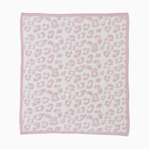 CozyChic Barefoot In The Wild Baby Blanket - Dusty Rose/Cream