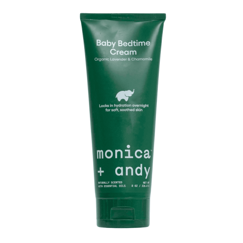 Monica + Andy Baby Bedtime Cream, Nighttime Moisturizer for Delicate Baby Skin, Lavender & Chamomile, 8 oz