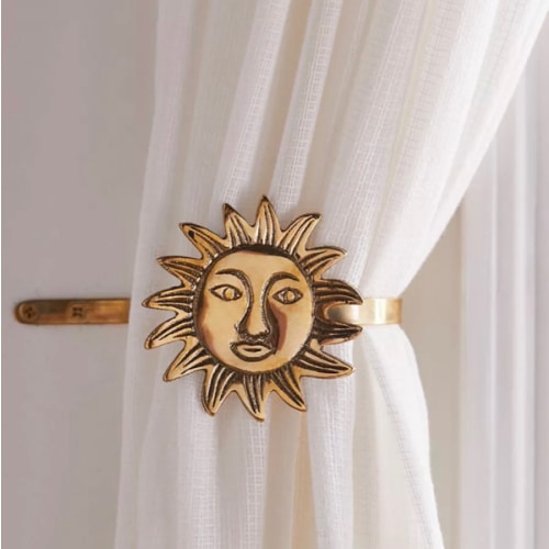Sun Metal Curtain Tie-Back Set | Urban Outfitters
