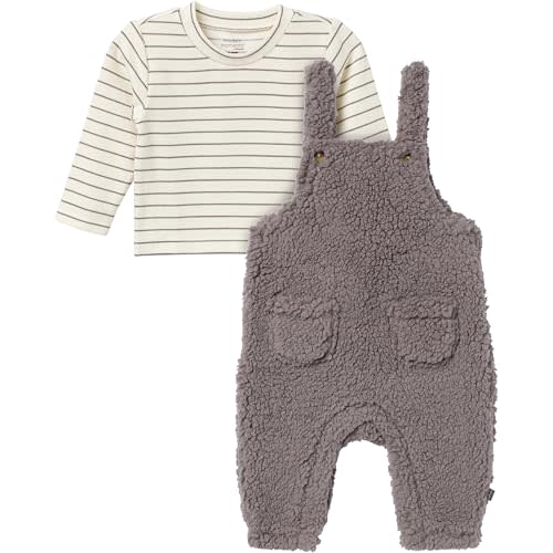 Modern Moments by Gerber Baby 2 Piece Microplush Overall Set
