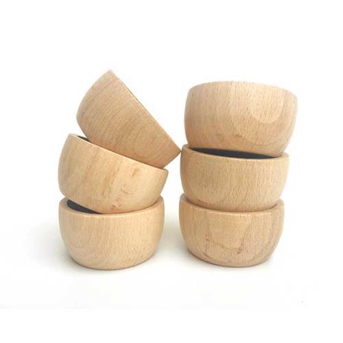 Grapat 6 Natural Sorting Bowls Heuristic Elements: The Wooden Wagon