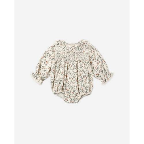 Callie Romper Holiday Floral – Quincy Mae