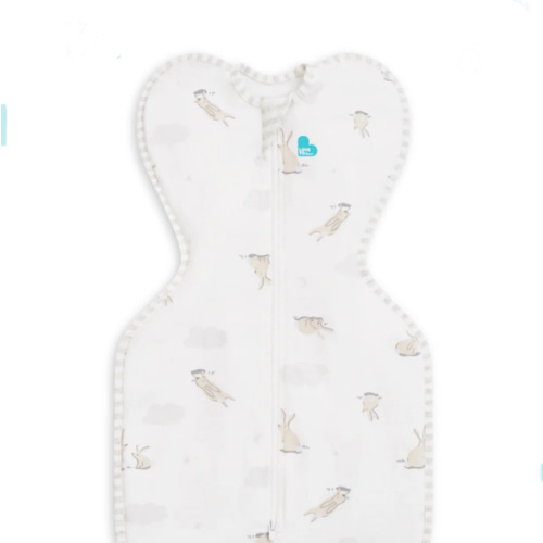 Swaddle Up™ 1.0 TOG Cotton White Cloud Bunnies