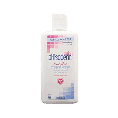 Phisoderm Baby Tear-Free Cream Wash 8 oz, 2 Pack