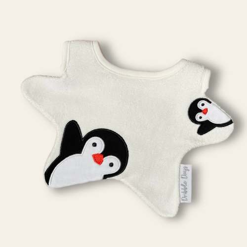 Penguin Baby Bib – Dribble Days