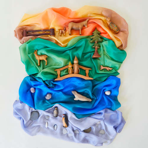 Earth Playsilks (Set of 4)