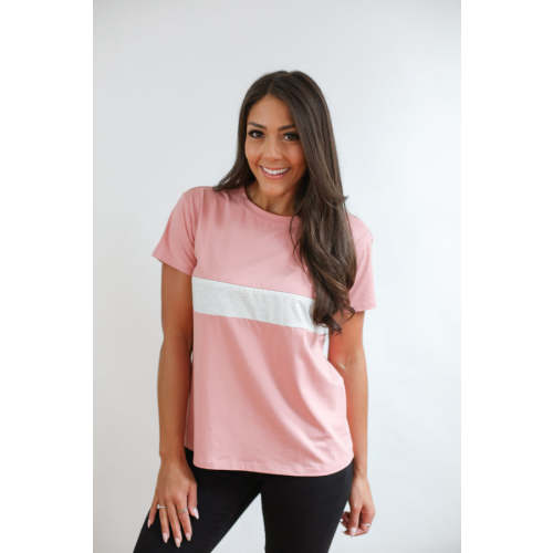 Full Zip Breastfeeding Tee