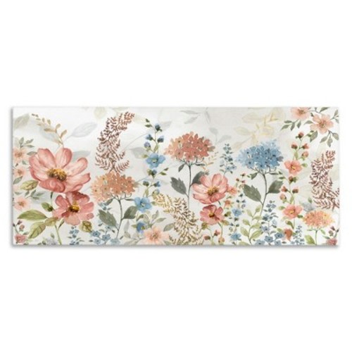 Stupell Industries Pastel Spring Florals Canvas Art, 30" x 13"