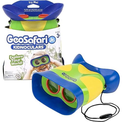 Educational Insights GeoSafari Jr. Kidnoculars, Binoculars for Toddlers & Kids, Easter Basket Stuffers for Kids, Gift for Toddlers Ages 3+