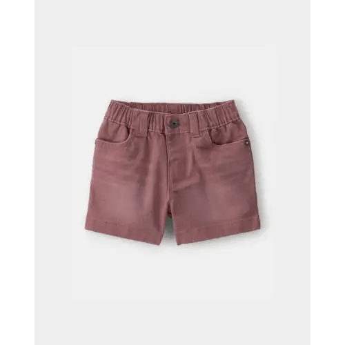 Baby Boy Twill Pull-On Shorts - Brown - OshKosh B'gosh | Carter's