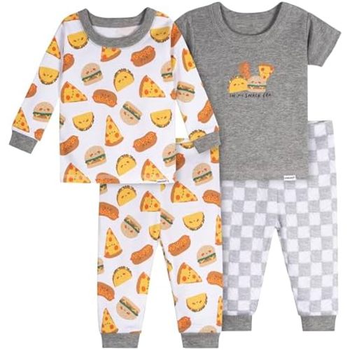 Onesies Brand Baby Boys' Snug Fit 4-Piece Pajama Set