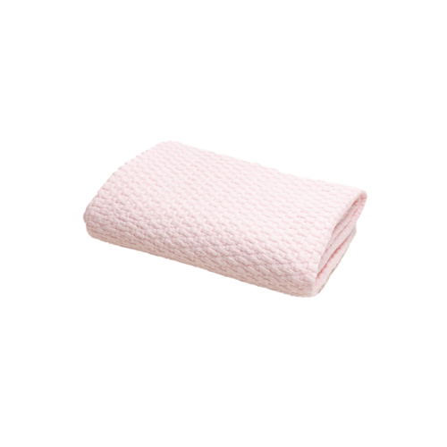 A Soft Idea Stonewashed Basketweave Blanket Pink - Spoiled Sweet Bout - Spoiled Sweet Boutique