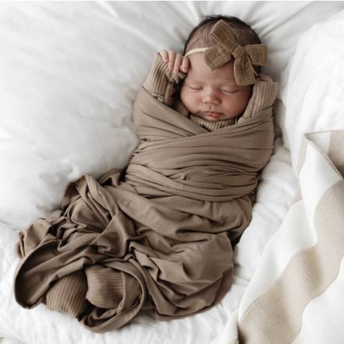 Baby Swaddle - Chocolate