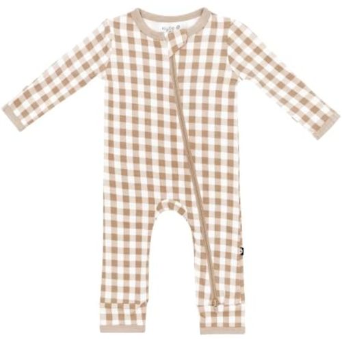 KYTE BABY Soft Bamboo from Rayon Long Sleeve Unisex Bodysuit, 0-24 Months
