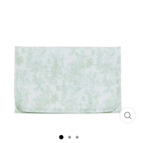 Changing Pad - Game Changer - Bunny Toile Green