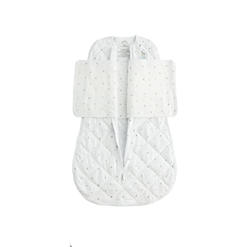 Dreamland Baby Sleep Swaddle | Baby: 0-6 Months Gently Weighted Sleep Swaddles 100% Natural Cotton 2-Way Zipper Machine Washable and Dryable | Newborn/Infant Swaddle Transition Swaddle Sleeping Bag