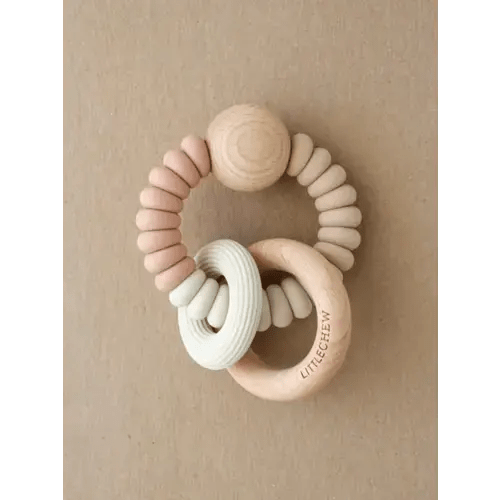 Dany Rattle Teether Pink