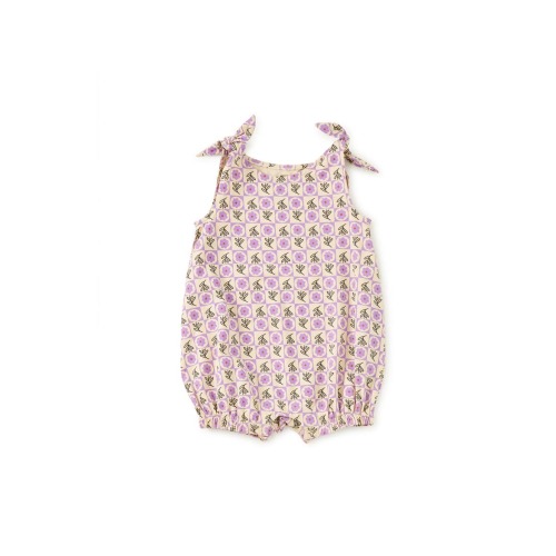 Tie Shoulder Baby Romper
