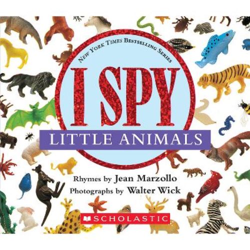 I Spy Little Animals: A Book of Picture Riddles - by Jean Marzollo (Board Book)