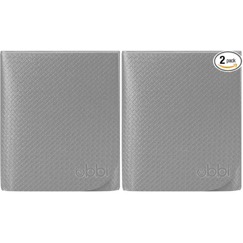 Ubbi On-the-Go Diaper Changing Baby Mat, Soft and Comfortable Diaper Bag Accessory Must Have for Newborns, Easy to Clean, Portable Folding Pad, Baby Traveling Accessories, Gray (Pack of 2)