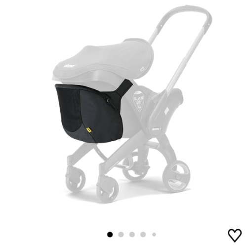 Doona Snap-On Storage Bag - Car Seat Bag, Stroller Bag for Doona Car Seat & Stroller, Easy Snap-On Storage