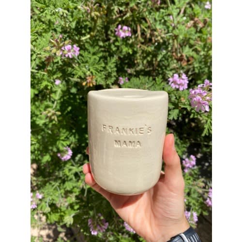 PREORDER Customizable White Letter Travel Mug