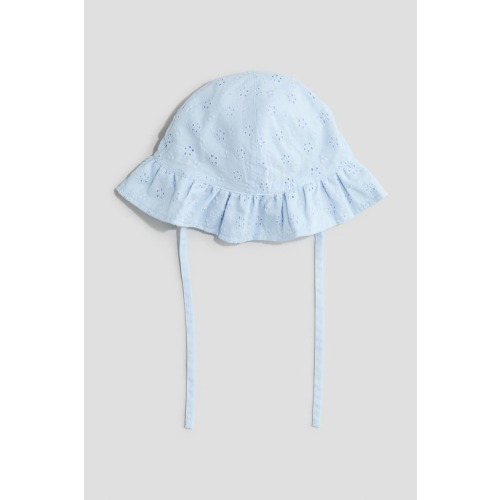 Broderie Anglaise Cotton Sun Hat