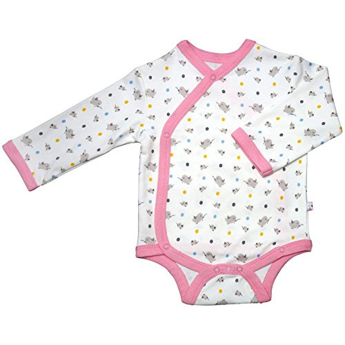 Babysoy Baby Boys' Organic Kimono Bodysuit (Baby) - Whale