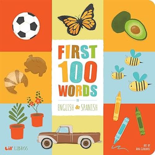 First 100 Words in English and Spanish (Lil' Libros)