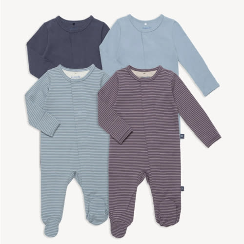 Magnetic Me - 4 Set - oceanic stripes cloudstretch™ magnetic footies