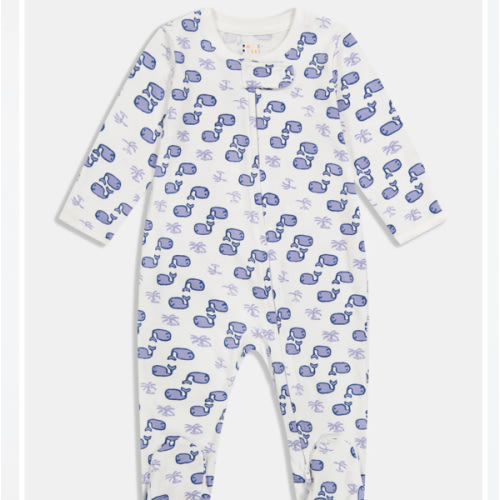 Infant Moby Zipper Footie