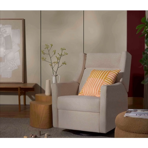 Babyletto Kiwi Plus Beach Tan Nursery Swivel Glider Recliner Chair