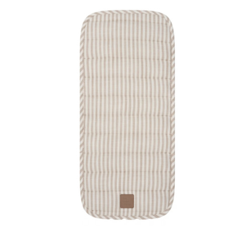 Natural Stripe Universal Linen Bassinet Liner