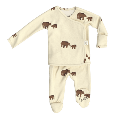 Footie - Mama Bear – Bonsie Skin to Skin Babywear