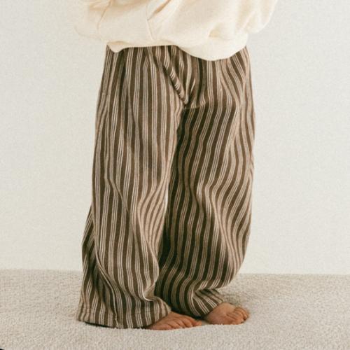 Striped Terry Pants- Brown – Fostered Collection