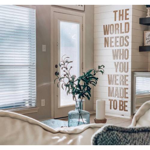 Joanna Gaines Quote: Laser Cut Wood Sign - Nursery Decor