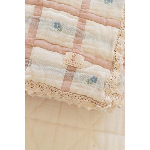 New Grain Meadow Baby Quilt - Petal