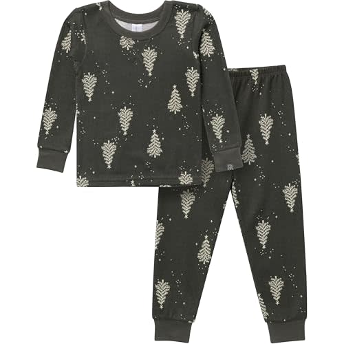 Modern Moments by Gerber unisex-baby Holiday 2-piece Tight Fitting Pajamas