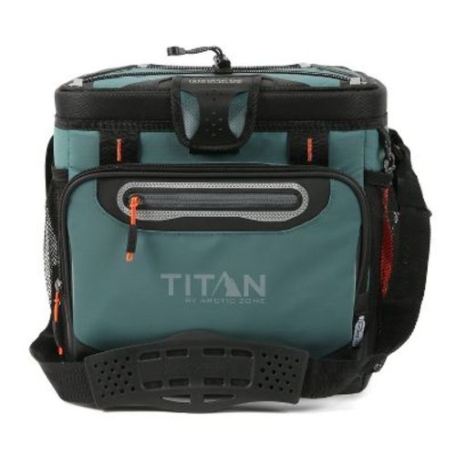 Titan by Arctic Zone Deep Freeze 24 Cans/16 qt Zipperless Hardbody Cooler - Jungle Hunt
