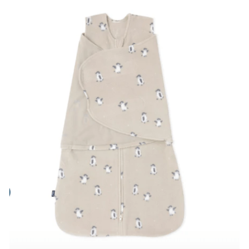 HALO Swaddle Micro-Fleece TOG 3.0 (Penguin, Small)