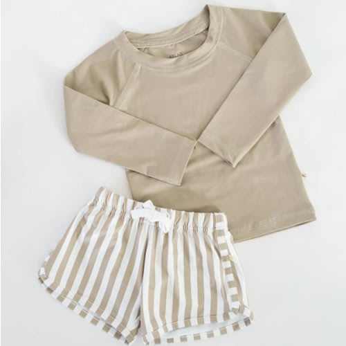 SPF Longsleeve Swim Shirt - Olive