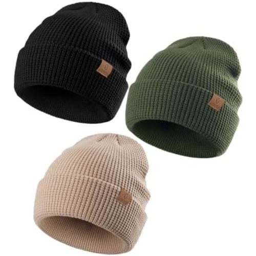 QEUOYSS Baby Beanie Toddler Infant Winter Hat for Kids Boys Girls Knit Warm