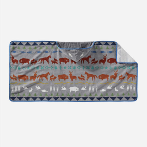 SHARED PATHS HOODED TOWEL