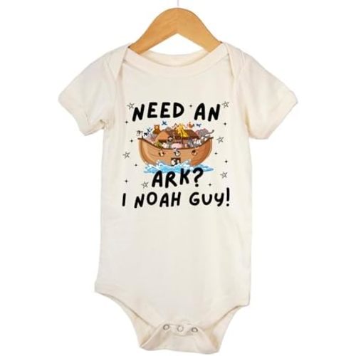 Need An Ark I Noah Guy Onesie, Christian Baby Bodysuit, Cute Religious Outfit