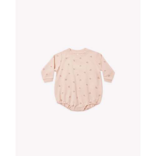 Crewneck Bubble Romper Hearts – Quincy Mae 0-3