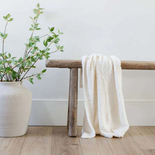 Shop Ivory Bamboni Receiving Blanket - Li'l Baby Sprouts